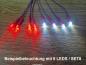 Preview: RC car front + rear lighting LED lighting with 8 LEDs