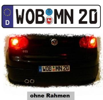 RC Wunschkennzeichen Nummernschild Kennzeichen Modellbau Deutschland