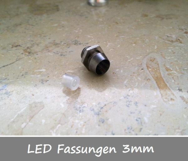 LEDS 3mm LED versions for metal optics