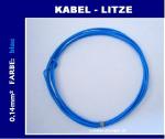 Cable strand / cable 0.14mm² in "blue" 1 meter