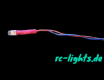 5mm LED with cable ready soldered Color, voltage and cable length selectable.